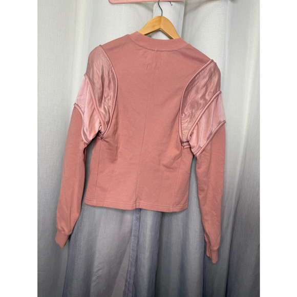 Women's RTA Sweatshirt pullover XS Dusty Rose NWT - Picture 4 of 9